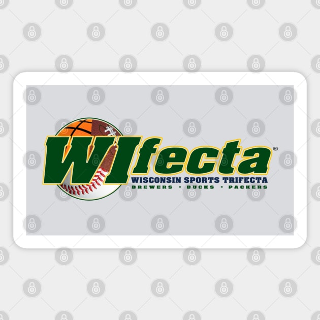 WiFecta® - Wisconsin Sports Trifecta Magnet by wifecta
